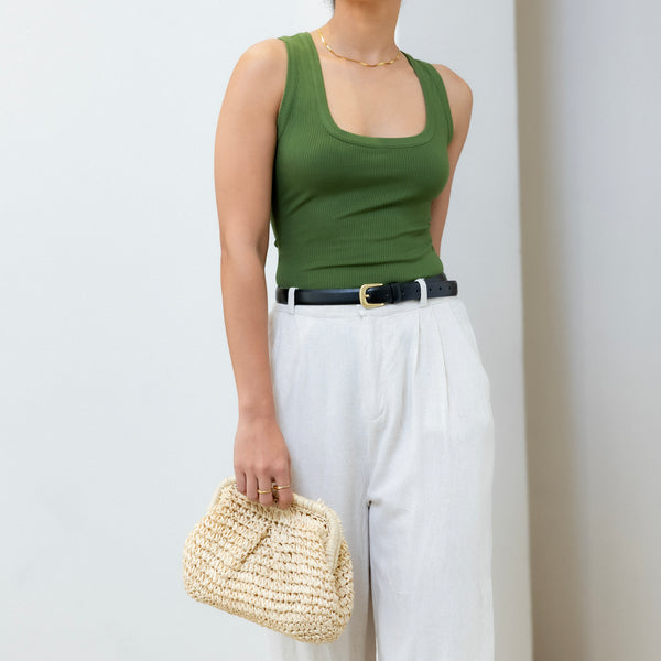 Scoop Neck Sleeveless Top