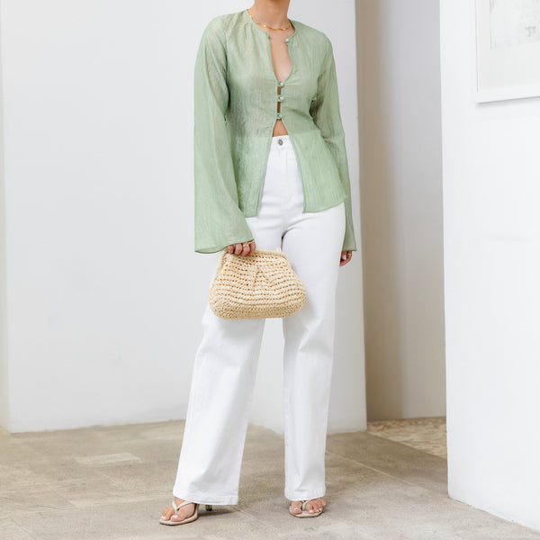 Side Tie Up Cut Out Top