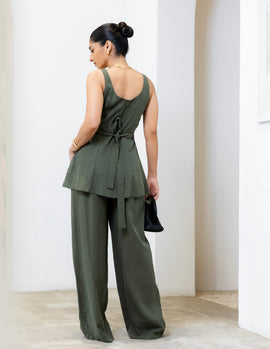 High Waist Pleated Pant