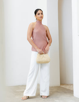 Pintuck Detail Pant