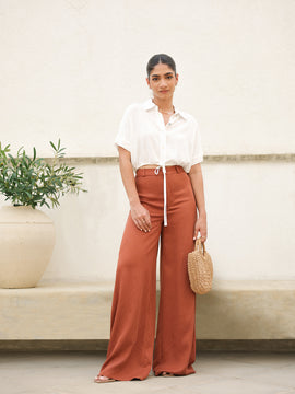 Elasticated Wide Leg Pant