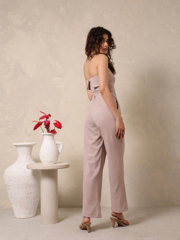 Pleat Detailed High Waist Pant