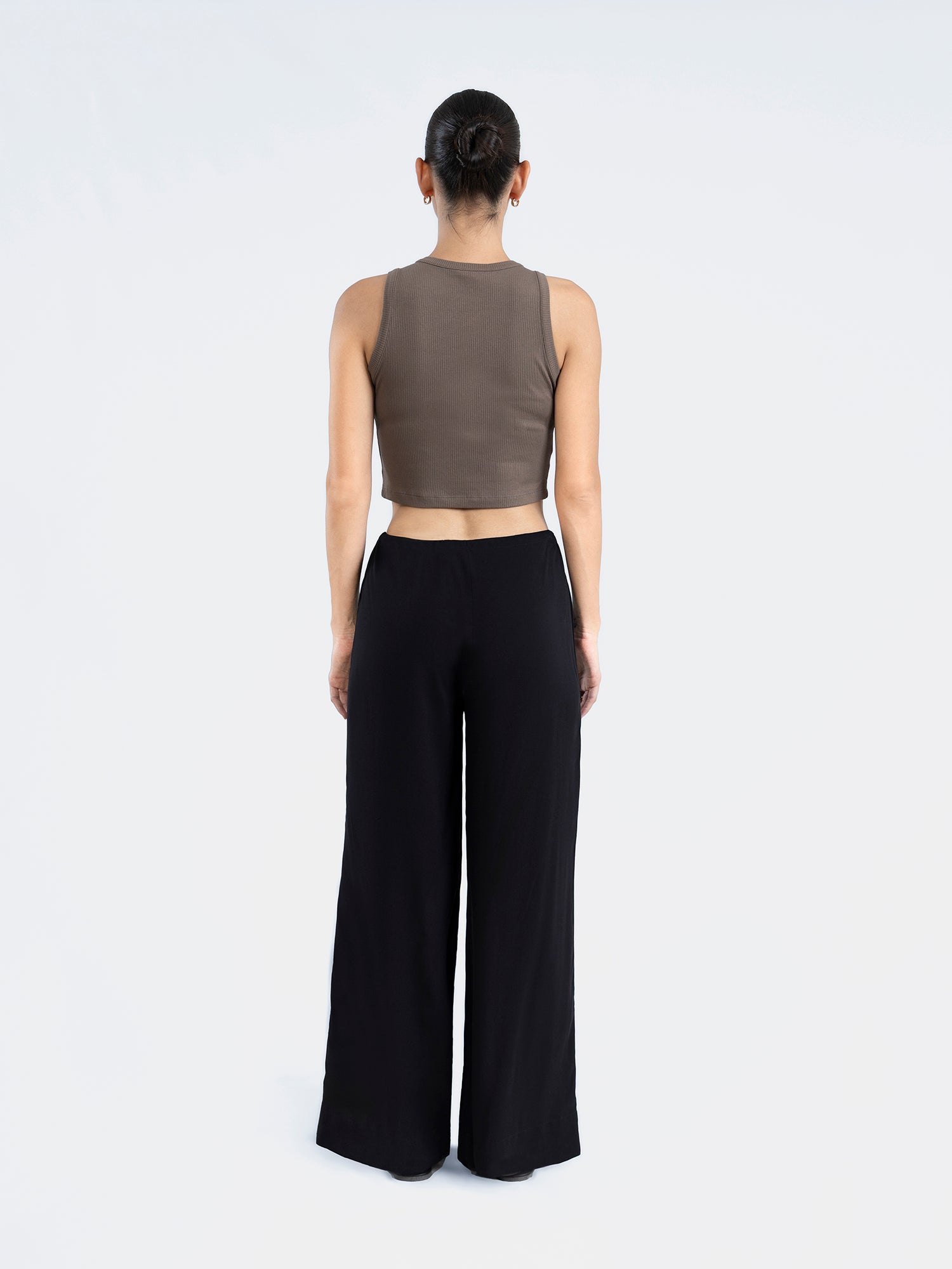 Drawstring Wide Leg Pant