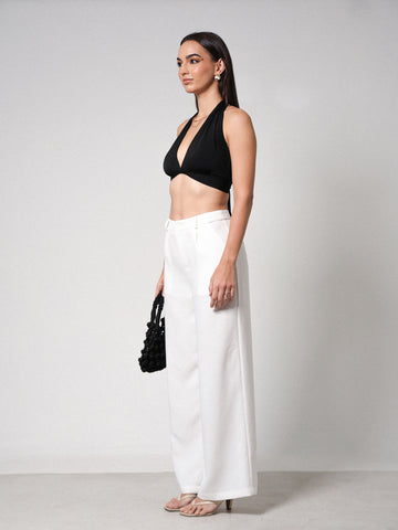 High Waist Wide Leg Pant