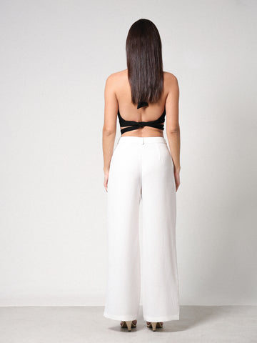 High Waist Wide Leg Pant