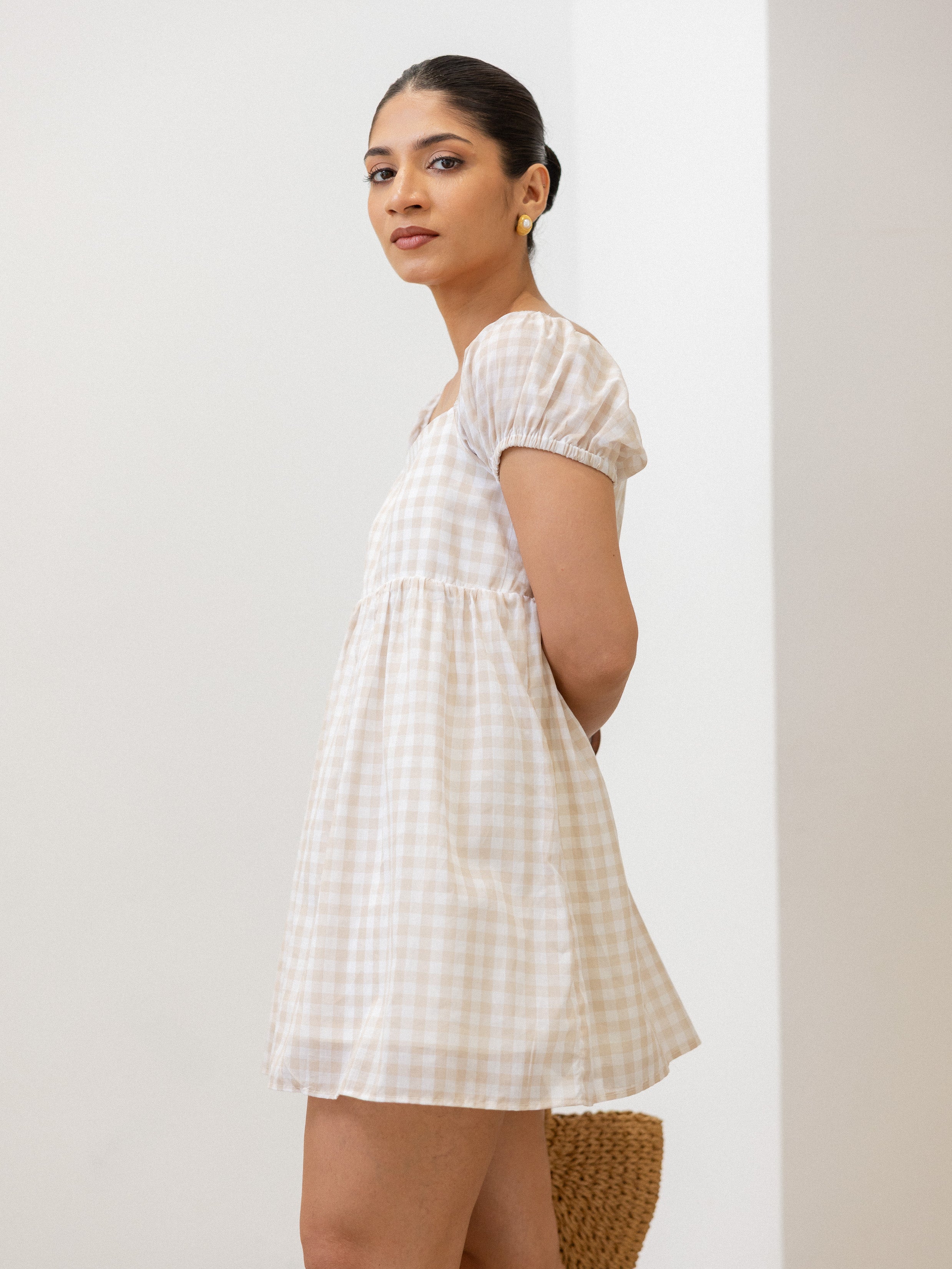 Loose Fit Bustier Mini Dress