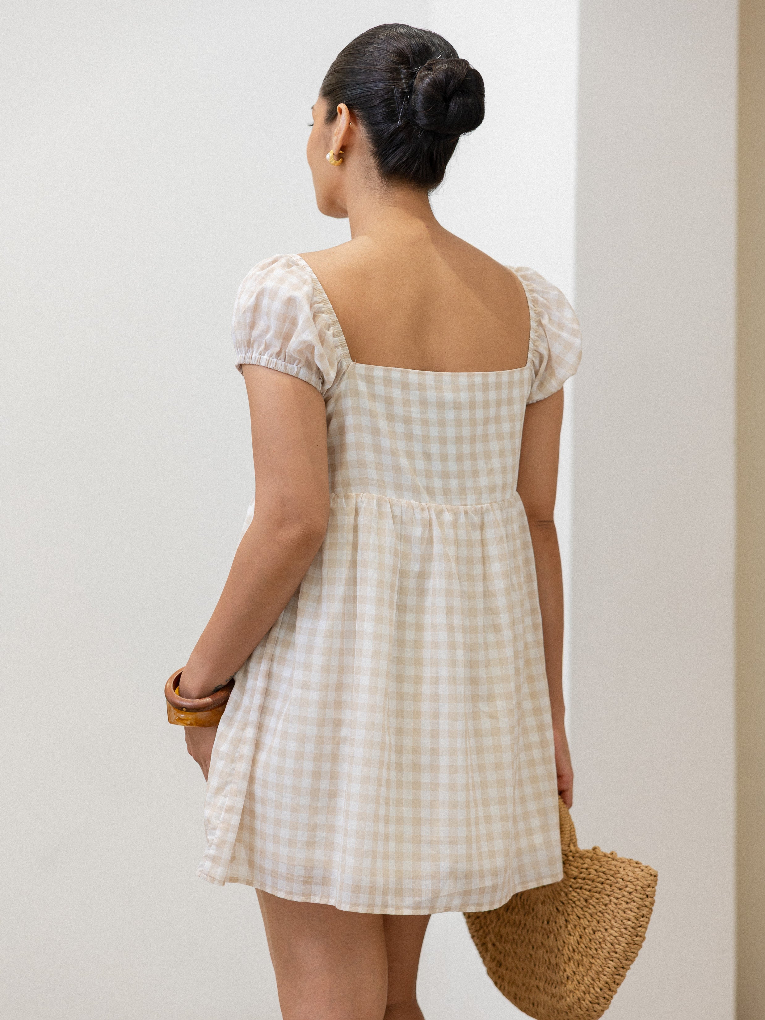 Loose Fit Bustier Mini Dress