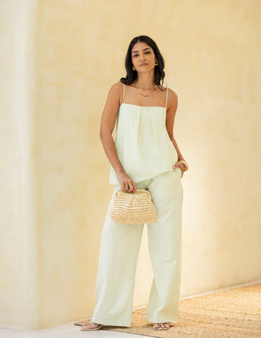 Front Pleated Cami Top