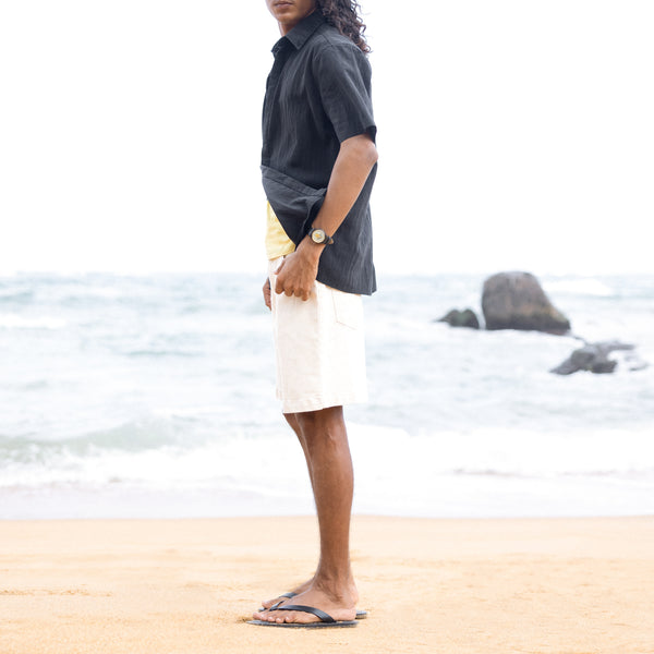 Btton down hidden placket shirt