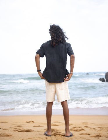 Btton down hidden placket shirt