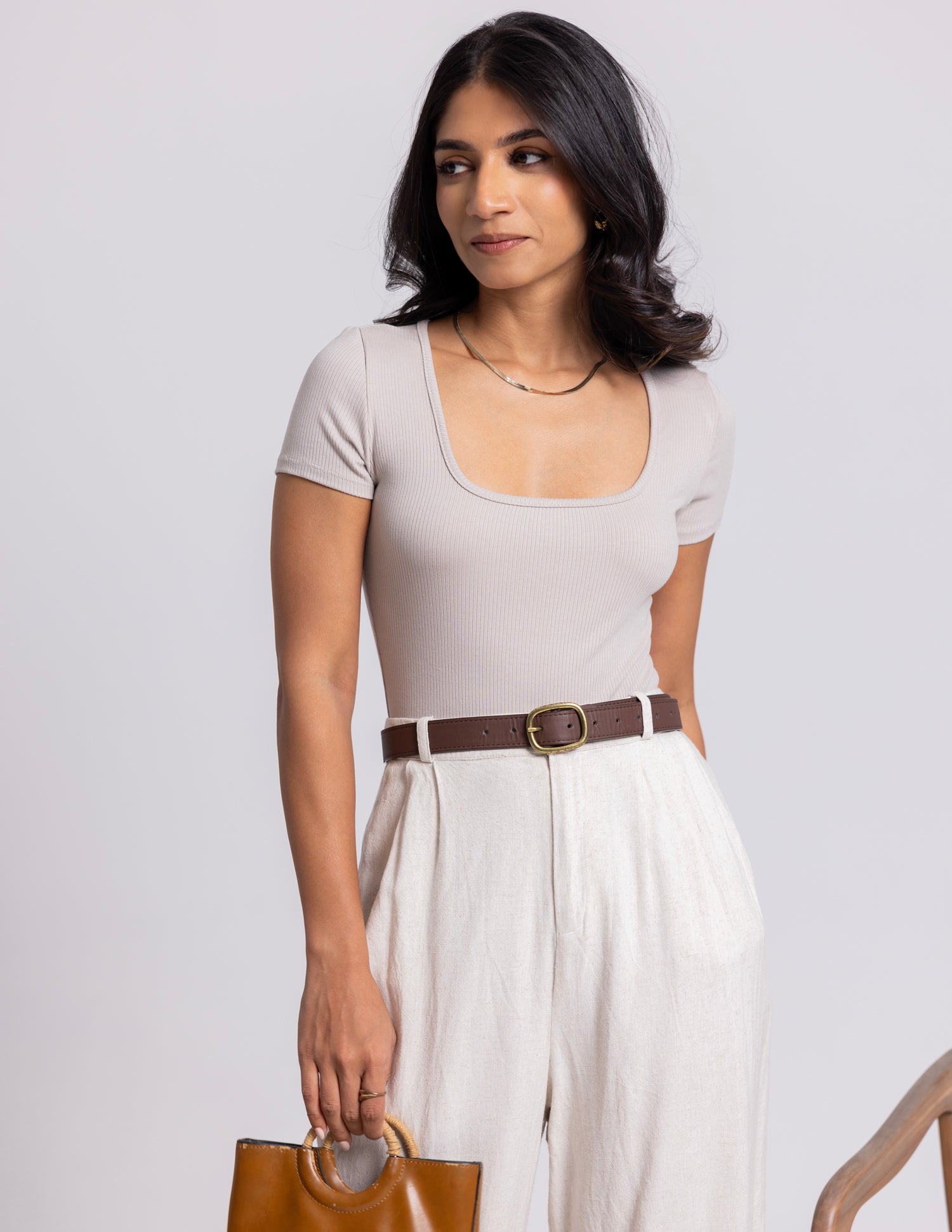 Scoop Neck Body Suit