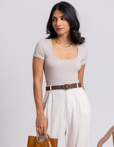 Scoop Neck Body Suit