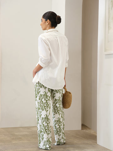 Back Elasticated Printed Pant