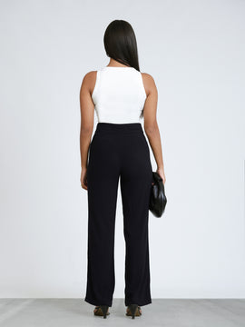 High Waist Straight Leg Pant