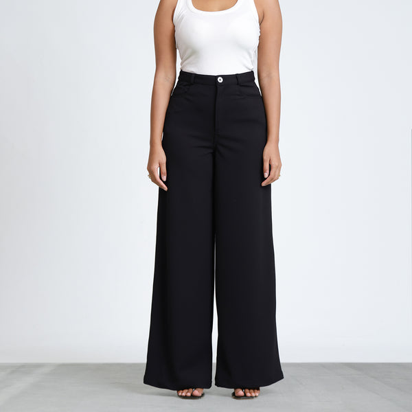 High Waist Straight Leg Pant