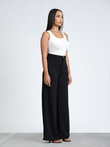 High Waist Straight Leg Pant