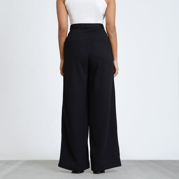 High Waist Straight Leg Pant