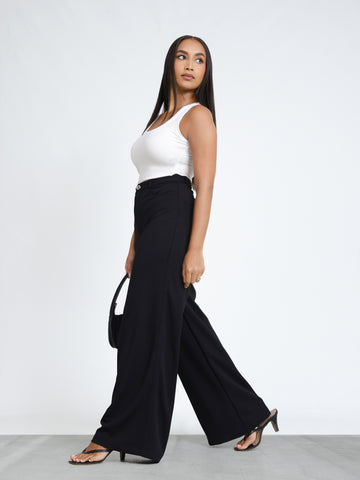 High Waist Straight Leg Pant