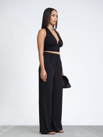 High Waist Straight Leg Pant