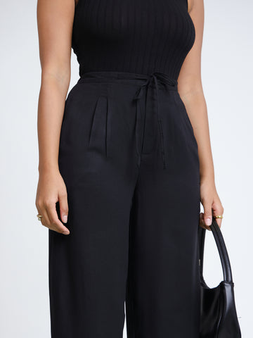 Front Tie Up Back Elasticated Pant