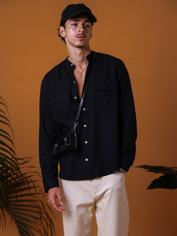 Double Chest Pocket Detailed Shirt