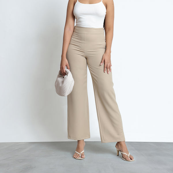 High Waist Straight Leg Pant