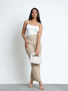 High Waist Straight Leg Pant