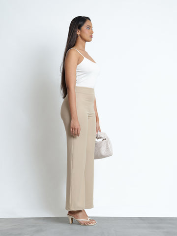 High Waist Straight Leg Pant