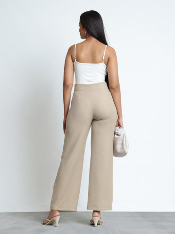 High Waist Straight Leg Pant