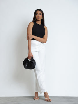 High Waist Straight Leg Pant