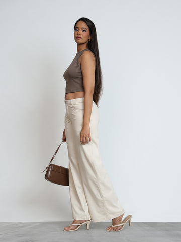 Low Waist Wide Leg Pant