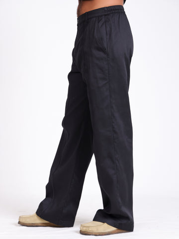 Binding detailed men's pant