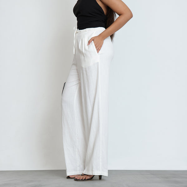 Front Tie Up Back Elasticated Pant