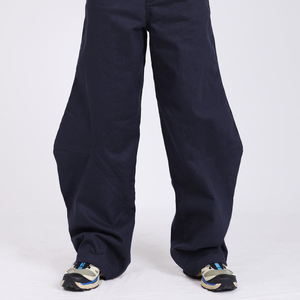 Asymettrical detailed mens pant