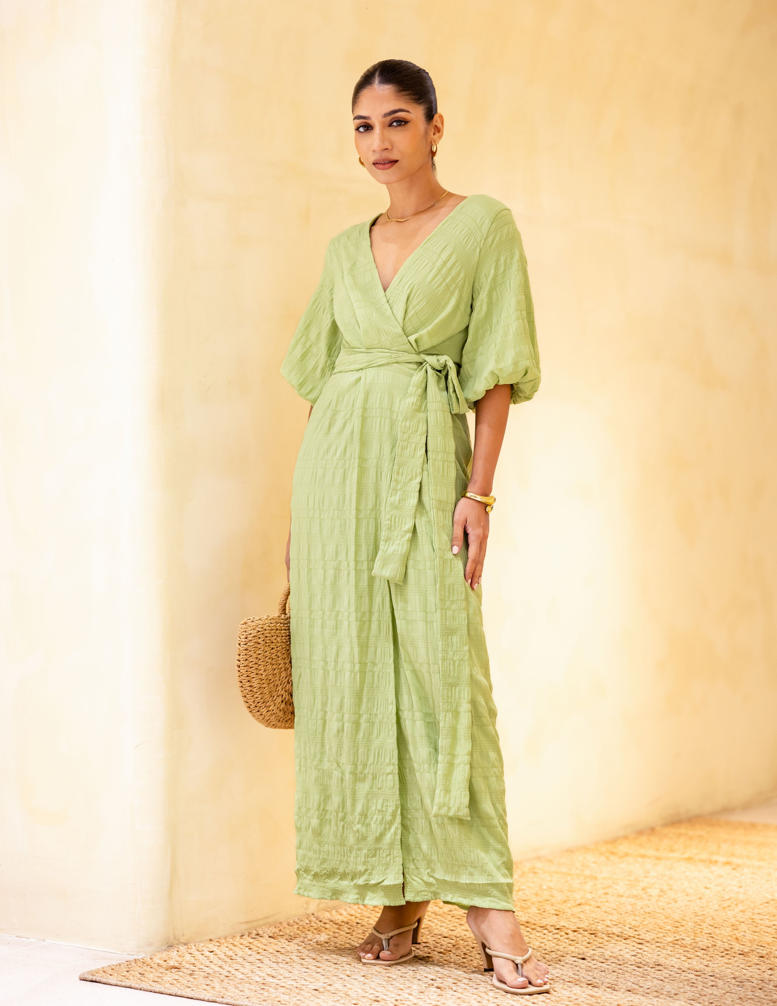 Wrap Detail Maxi Dress