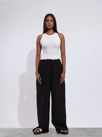 Beck High Neck Sleeveless Crop Top