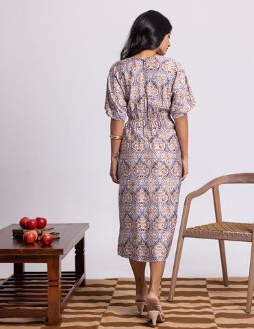 Printed Wrapped Dress