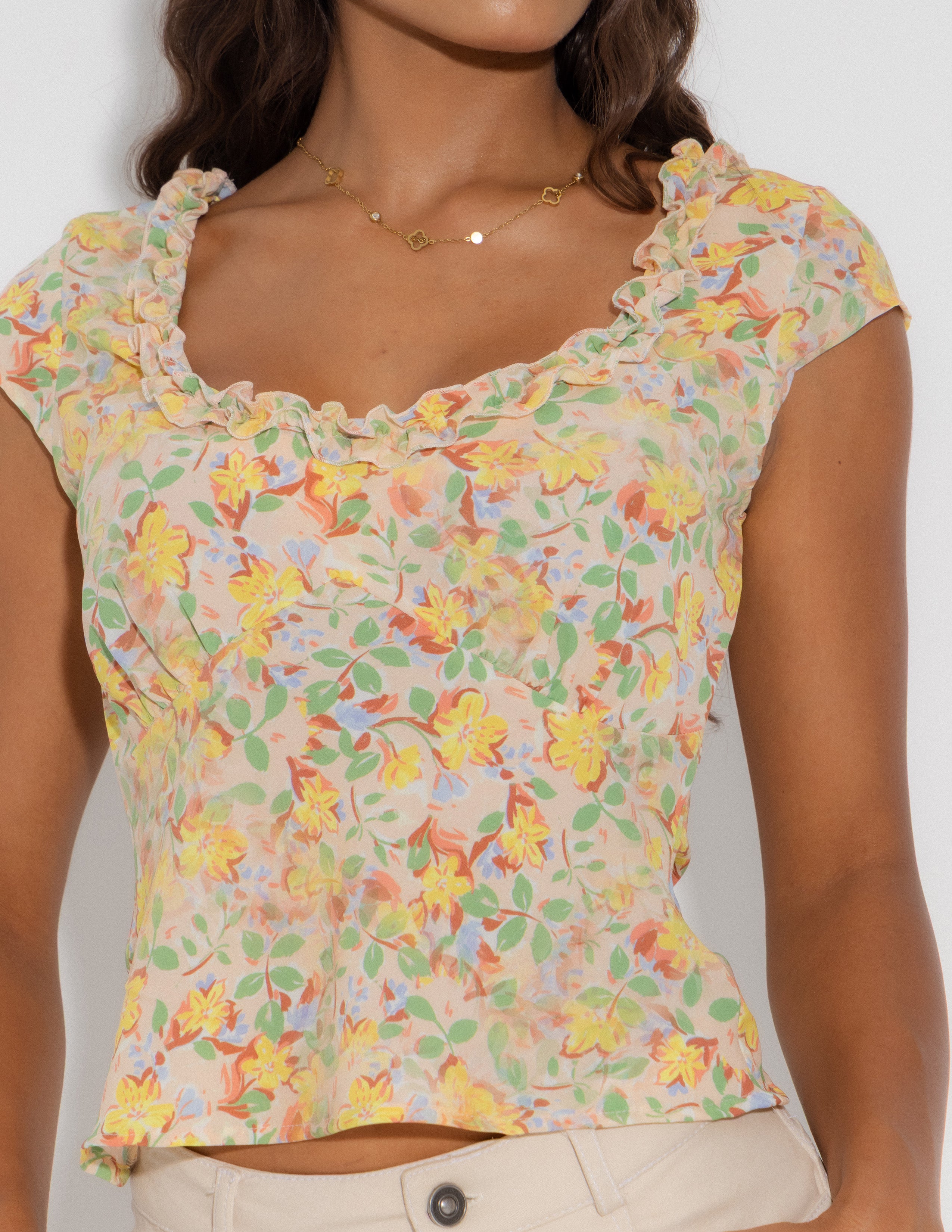 Frill Detailed Top