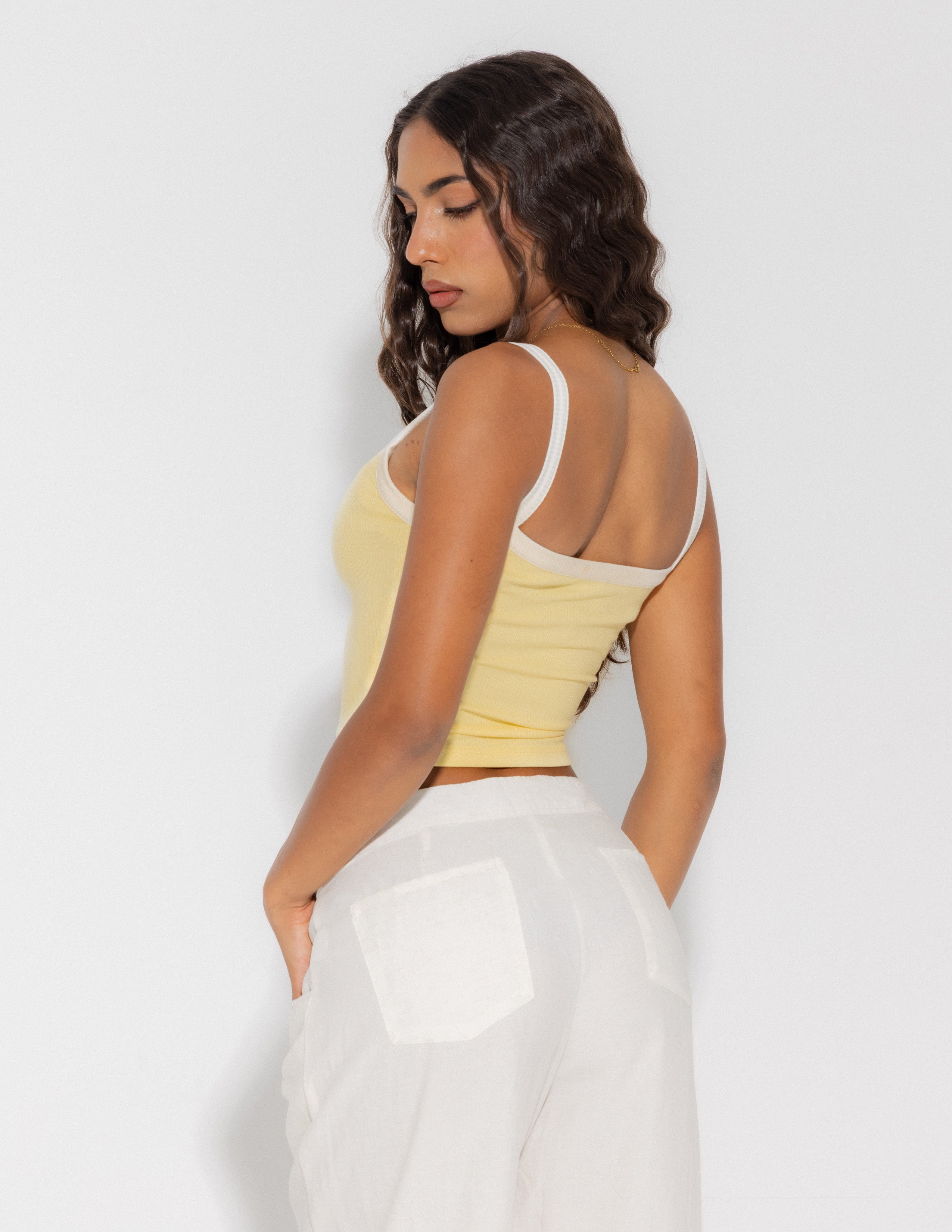 Contrast Binding Detail Top