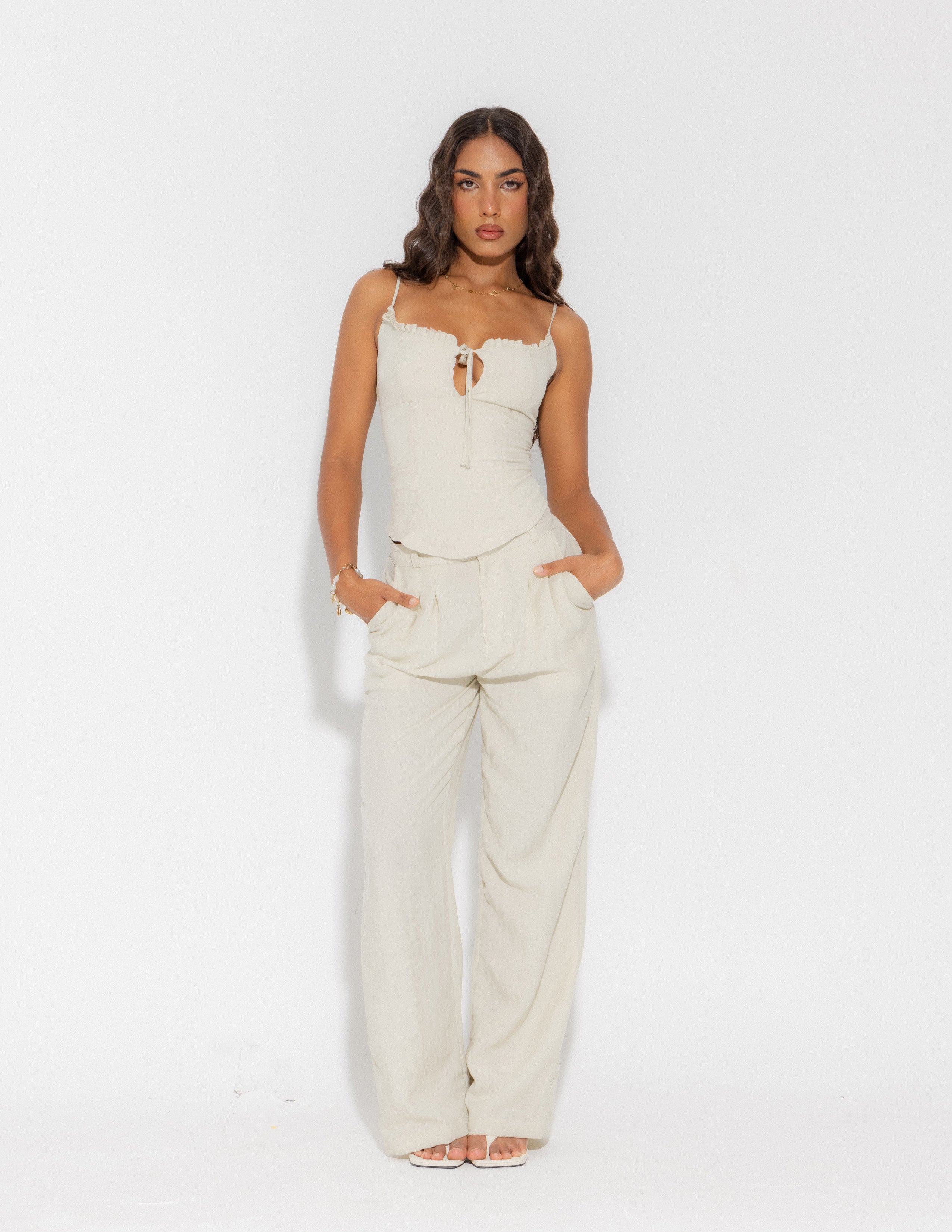 High Waist Wide Leg Pant