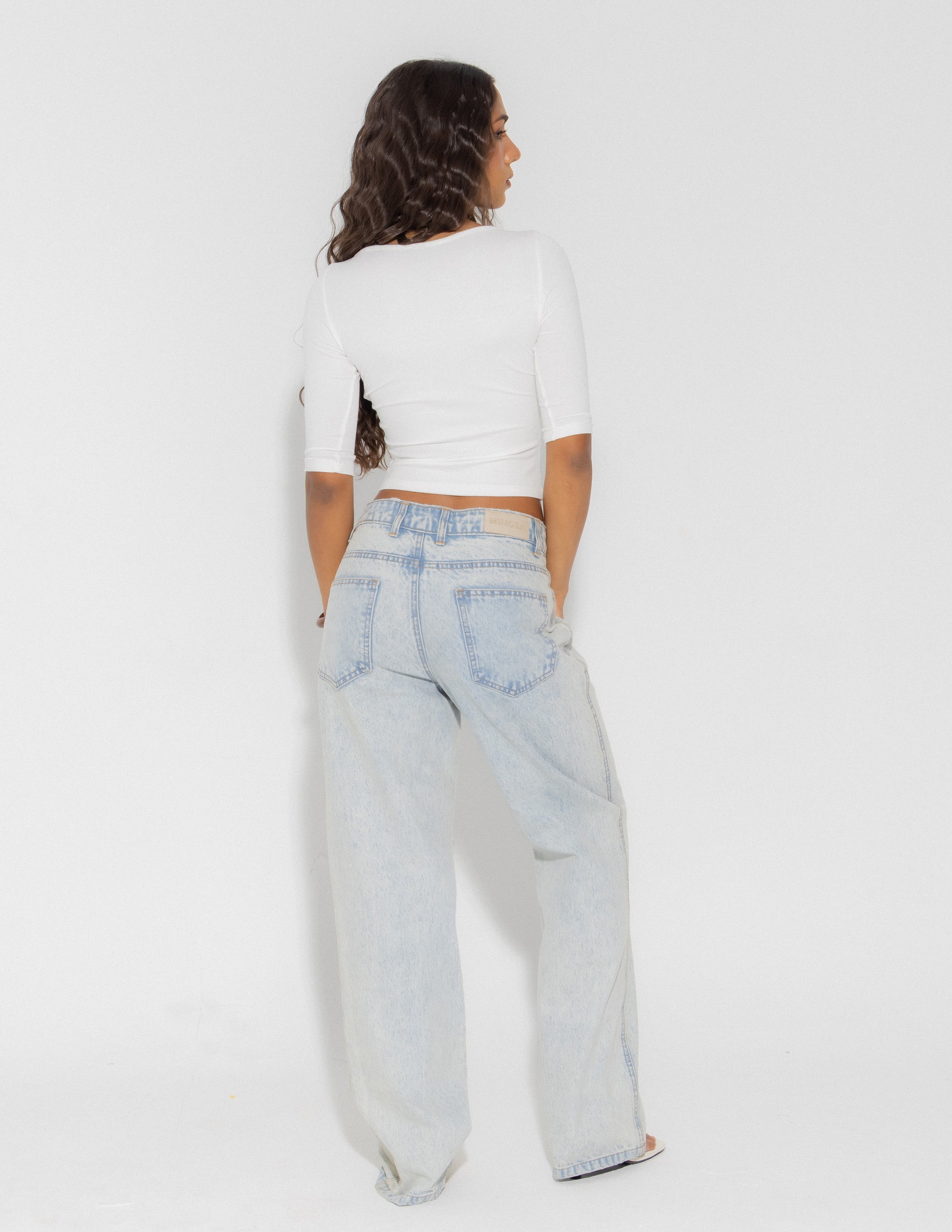 V-Neck Bustier Fitted Top