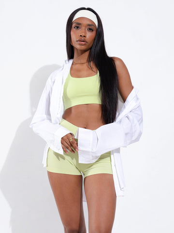 Isla Front Overlapped Biker Short