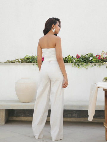 Low Waist Wide Leg  Pant