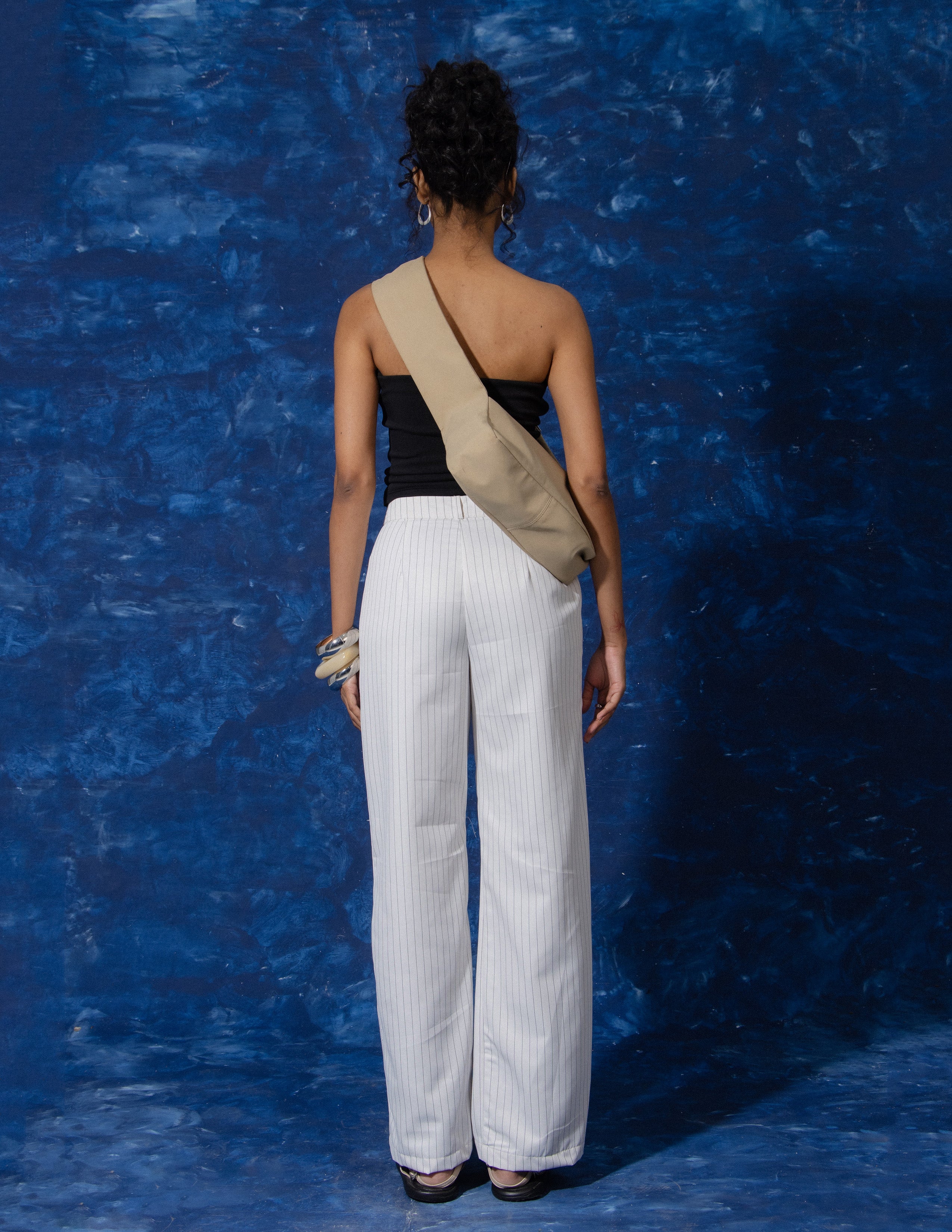 Striped Wide Leg Pant