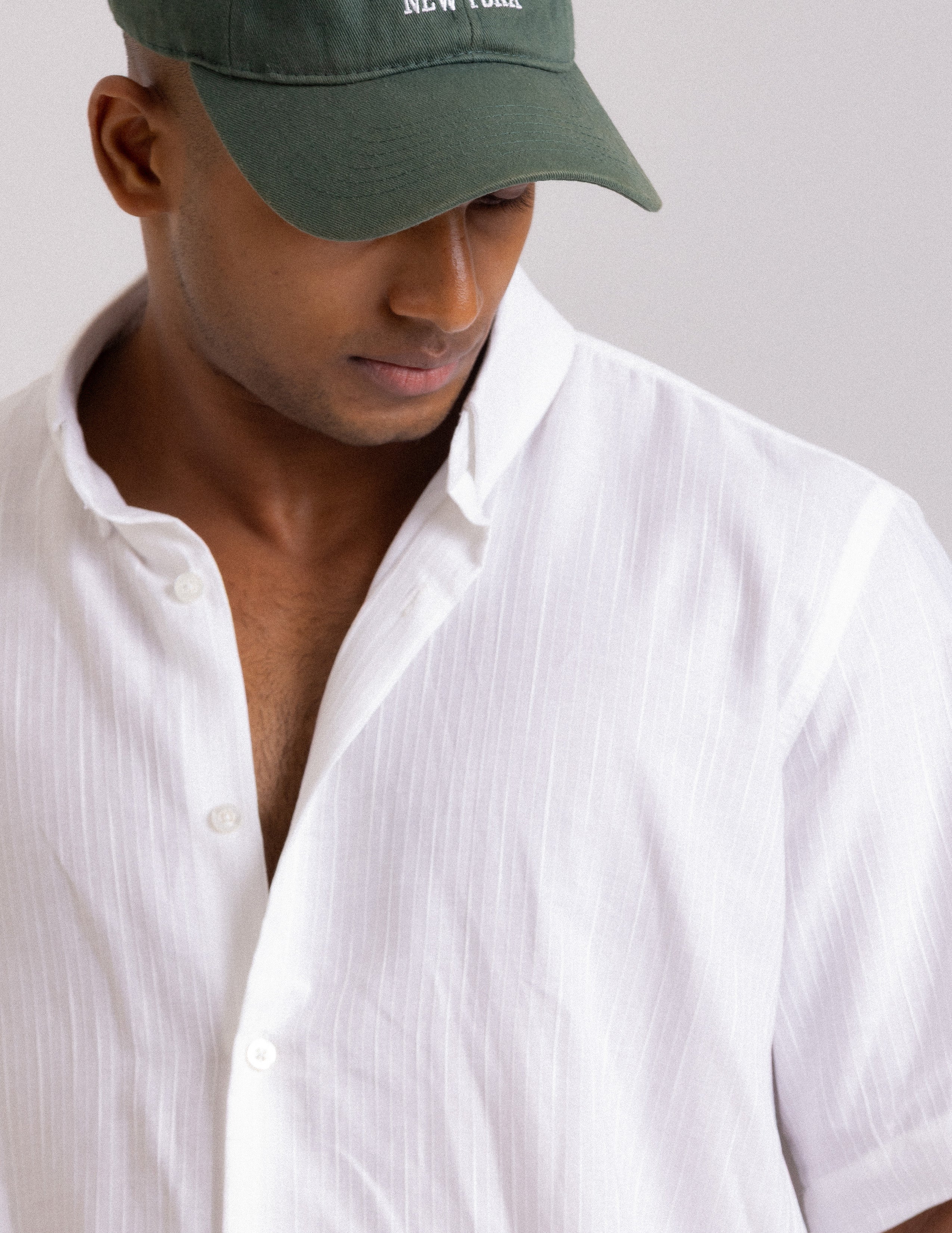 Oversized short sleeve shirt