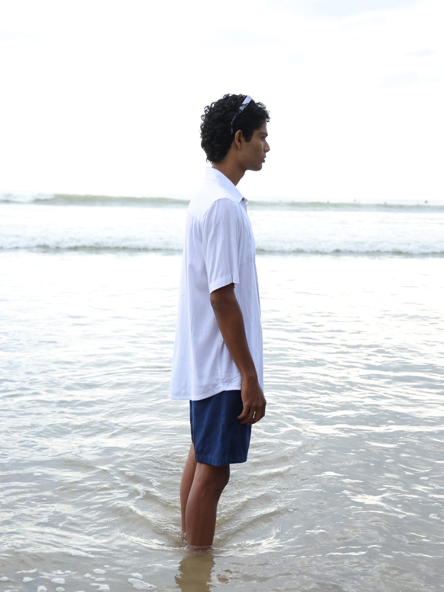 Oversized panel detailed shrit