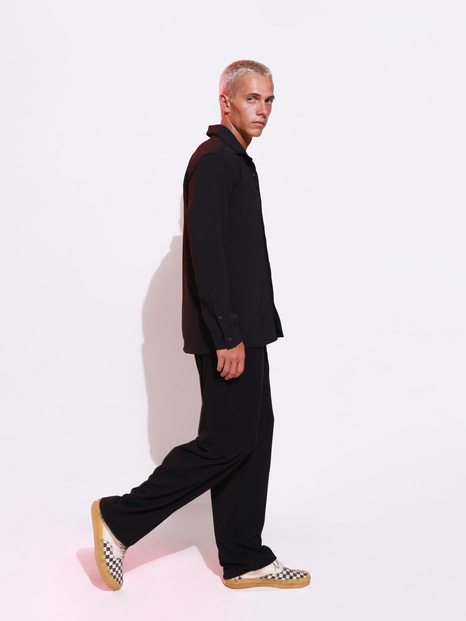 Collar Lace Detailed Regular Fit Shirt