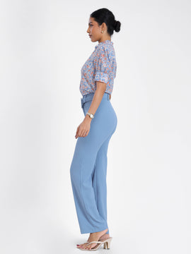 High Waist Straight Leg Pant