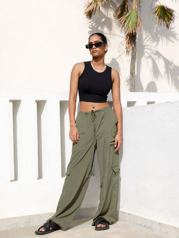 Low Waist Baggy Cargo Pant