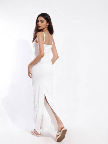 Kat Sleeveless Fitted Bodycon Maxi Dress